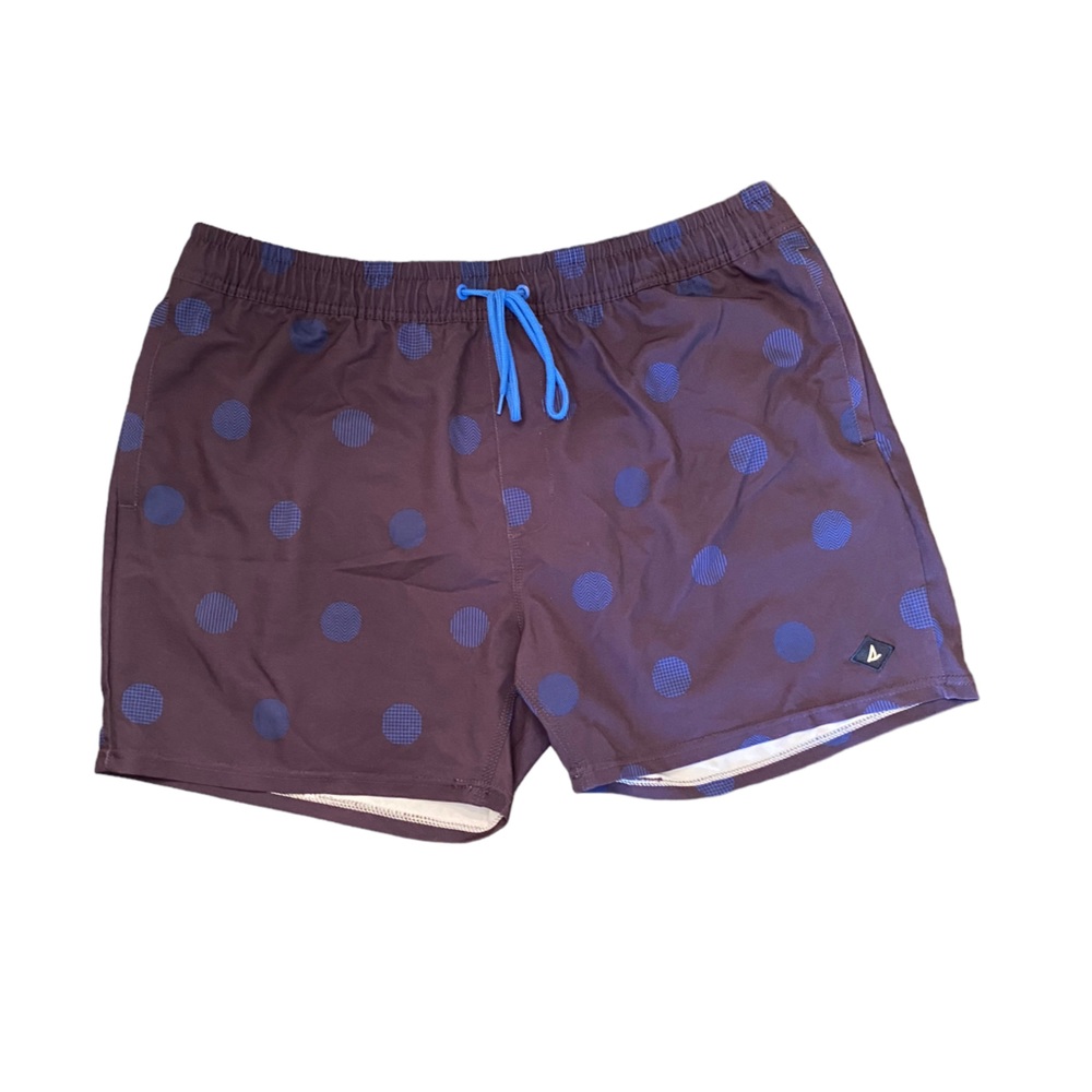 Sperry Purple Polka Men’s Swim Shorts